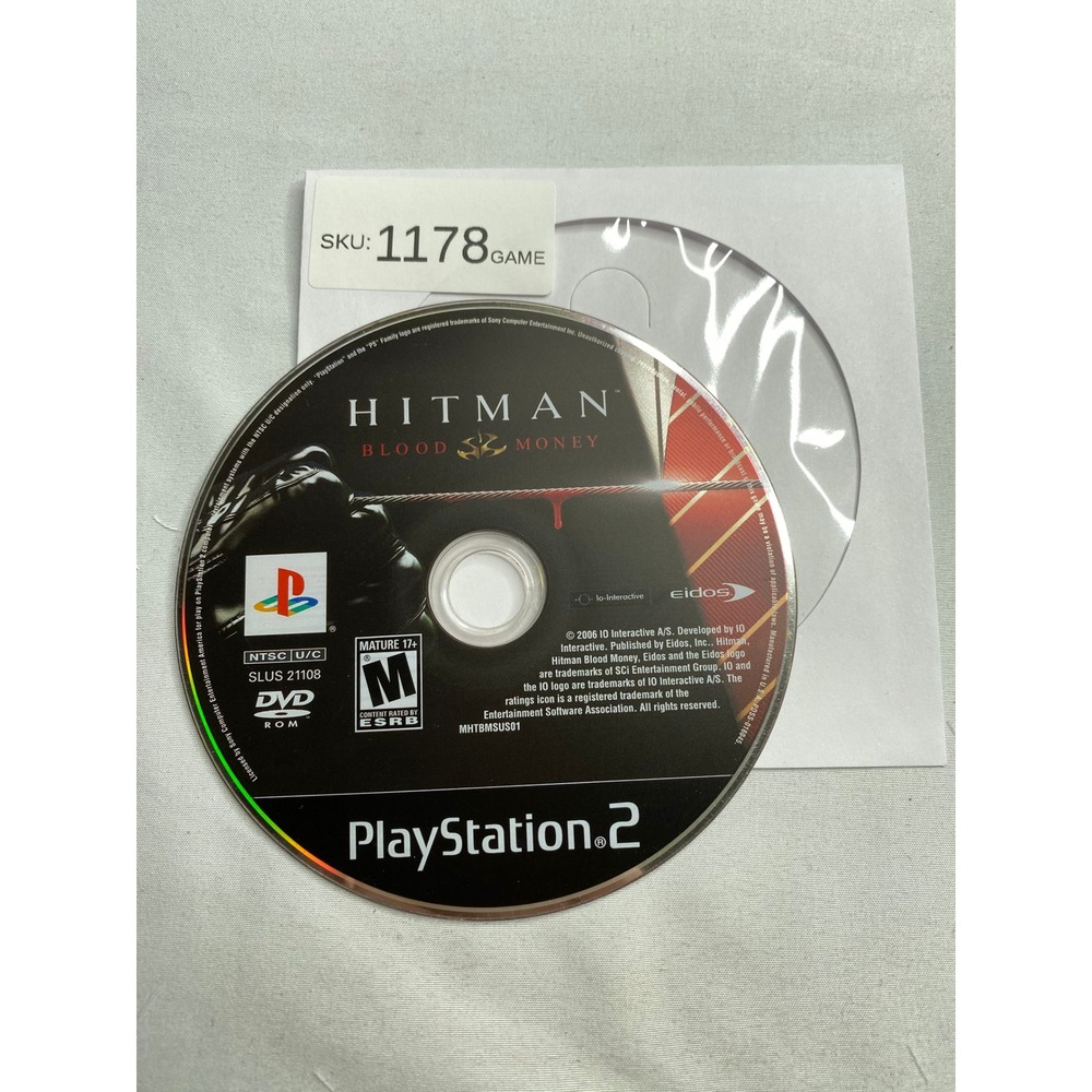 Hitman Blood Money Sony PlayStation 2